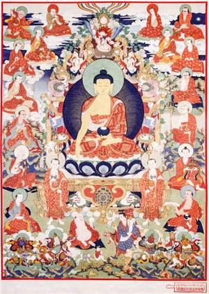 Woodblock Thangkas - Gandhanra-ART