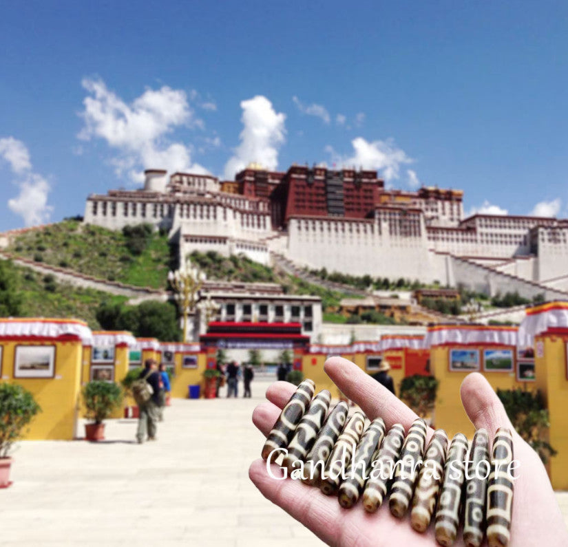 Dzi beads are considered to provide positive spiritual benefit,in several Asian cultures, including that of Tibet.