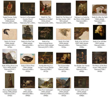 95 Painting Images by Adolph Tidemand Norwegian, 1814-1876 - Tibetan Buddhist thangka, view 4