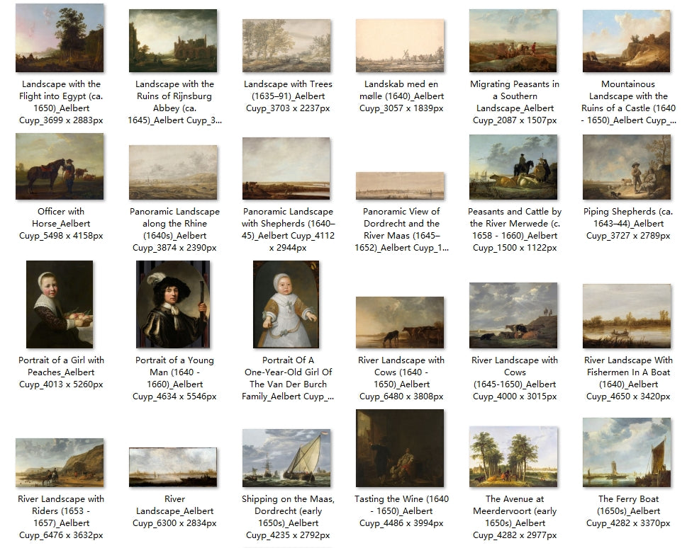 61 Painting Images by Aelbert Cuyp (Dutch, 1620-1691)