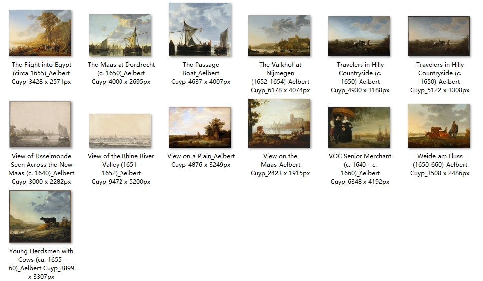 61 Painting Images by Aelbert Cuyp (Dutch, 1620-1691)