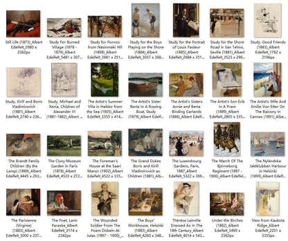 180 Painting Images by Albert Edelfelt Finnish, 1854 - 1905 - Tibetan Buddhist thangka, view 6