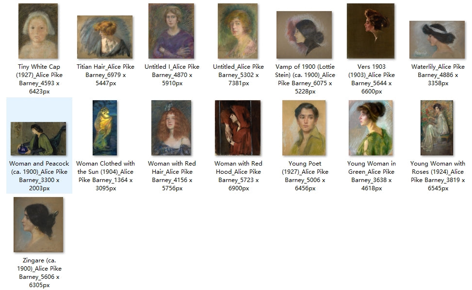 211 Painting Images by Alice Pike Barney (American, 1857–1931)