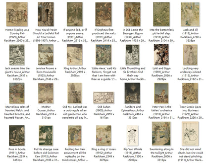 98 Painting Images by Arthur Rackham (English, 1867-1939)