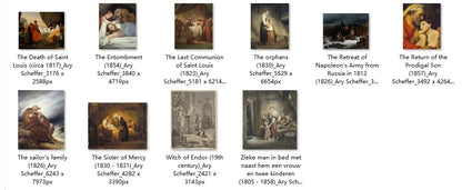 58 Painting Images by Ary Scheffer (Dutch, 1795-1858)