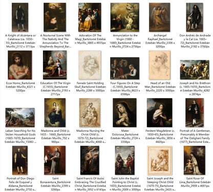 57 Painting Images by Bartolomé Estebán Murillo (Spanish, 1617-1682)