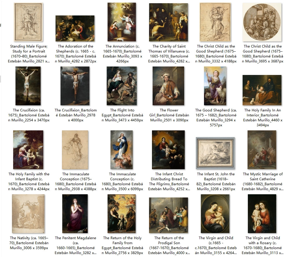 57 Painting Images by Bartolomé Estebán Murillo (Spanish, 1617-1682)