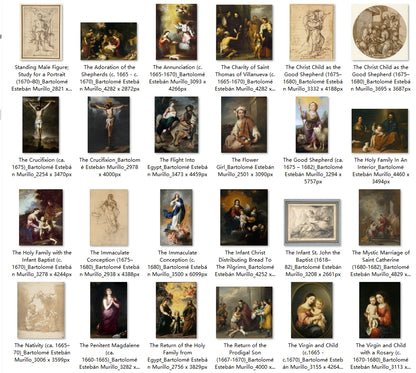 57 Painting Images by Bartolomé Estebán Murillo (Spanish, 1617-1682)