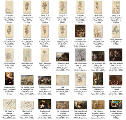 158 Painting Images by Benjamin West American, 1738-1820 - Tibetan Buddhist thangka, view 4