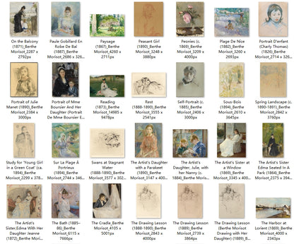 74 Painting Images by Berthe Morisot (French, 1841-1895)