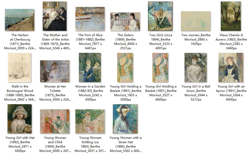 74 Painting Images by Berthe Morisot (French, 1841-1895)