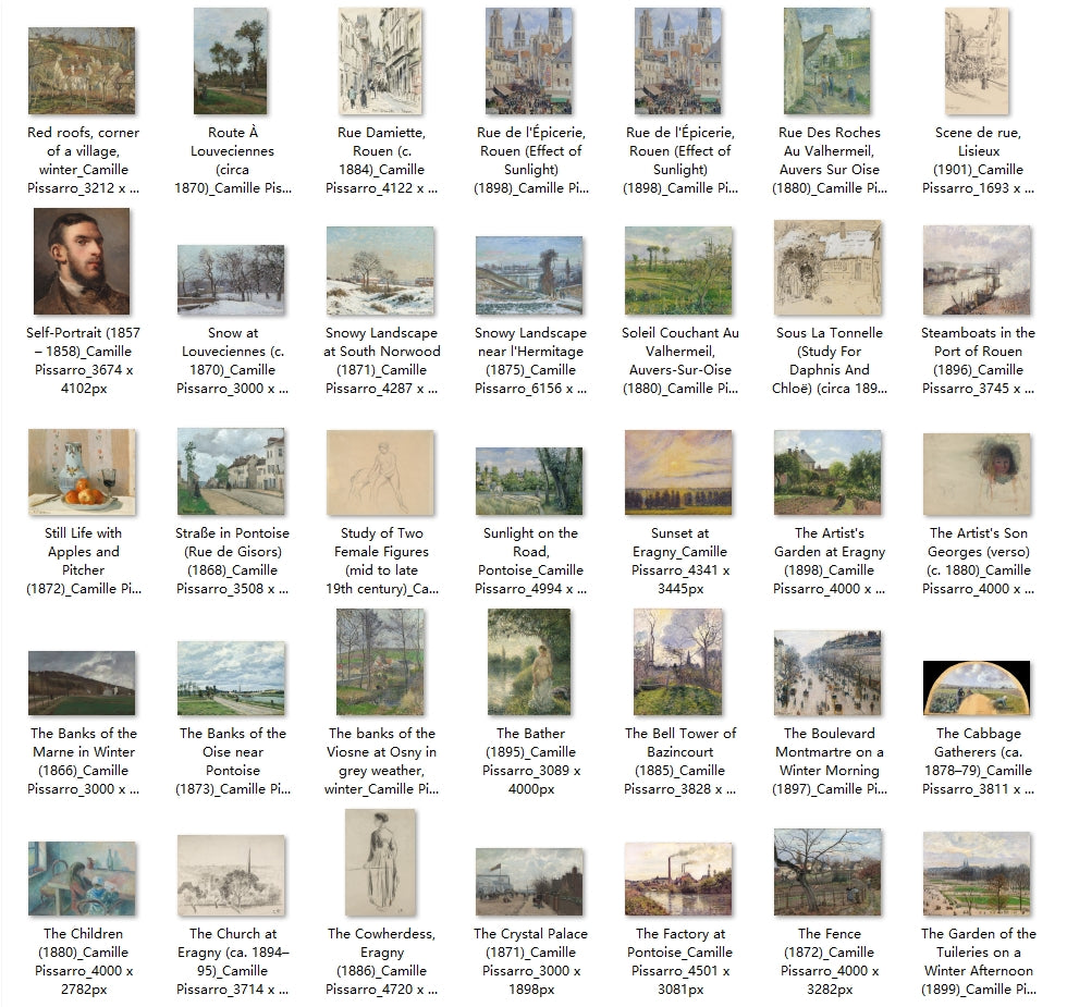 213 Painting Images by Camille Pissarro (French, 1830-1903)