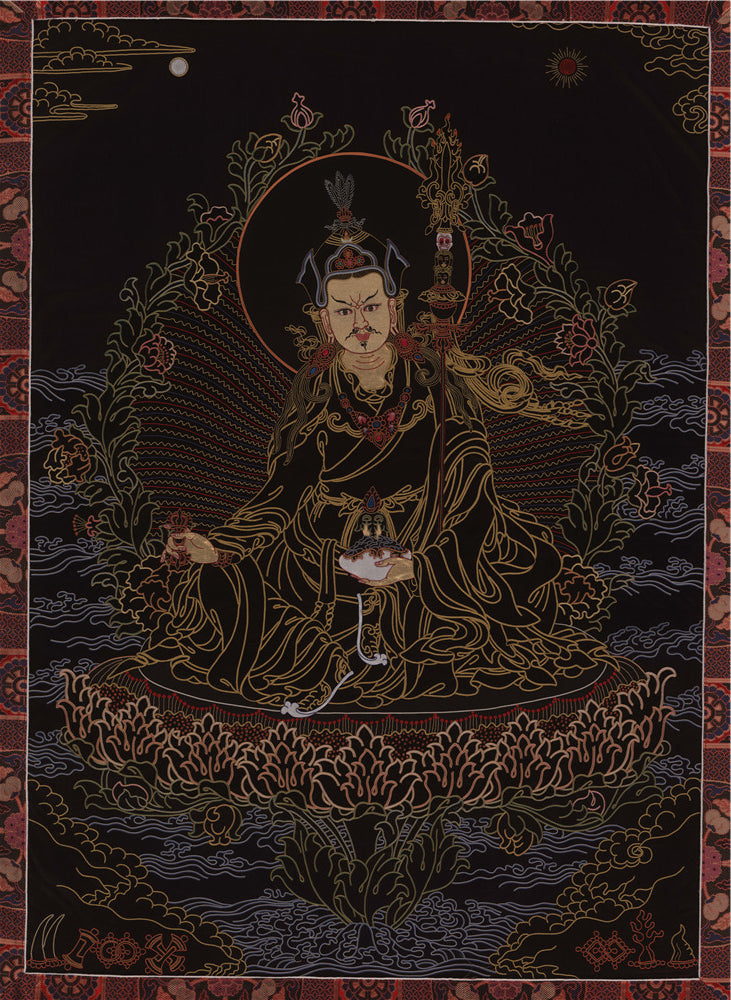 Gandhanra Handmade Thangka - Padmasambhava - Guru Rinpoche - from Kathok Monastery