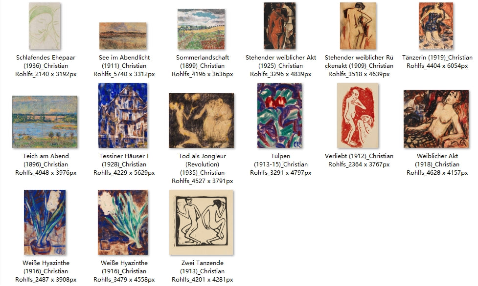 63 Painting Images by Christian Rohlfs (German, 1849-1938)