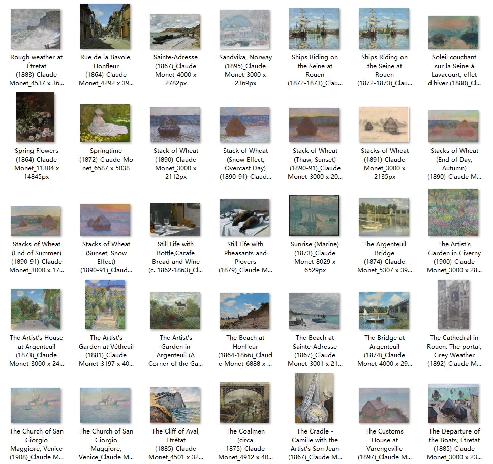 238 Painting Images by Claude Monet (French, 1840-1926)