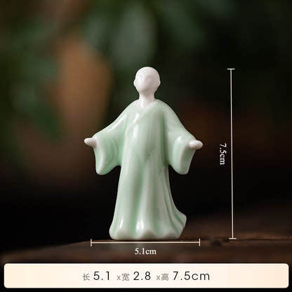 Ceramic Buddha Statues - Tibetan Buddhist statue, view 14