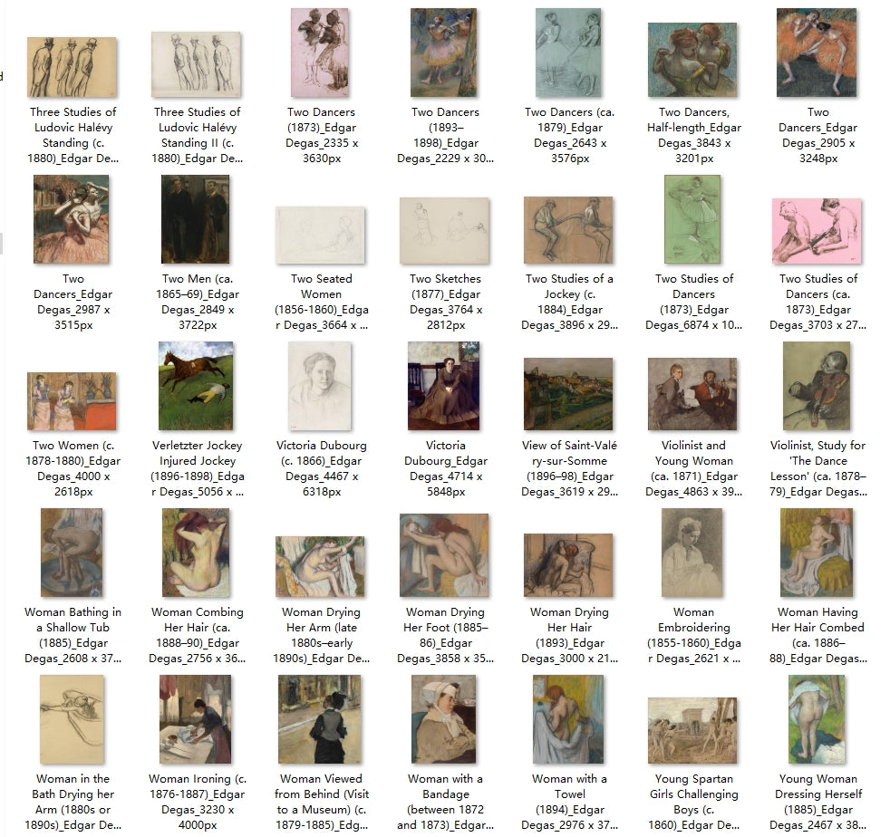 356 Painting Images by Edgar Degas (French, 1834-1917)