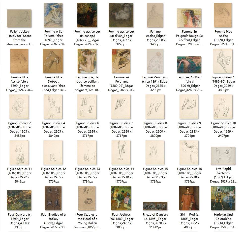 356 Painting Images by Edgar Degas French, 1834-1917 - Tibetan Buddhist thangka, view 4