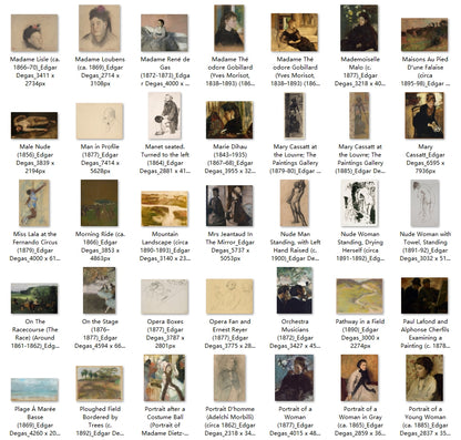 356 Painting Images by Edgar Degas (French, 1834-1917)