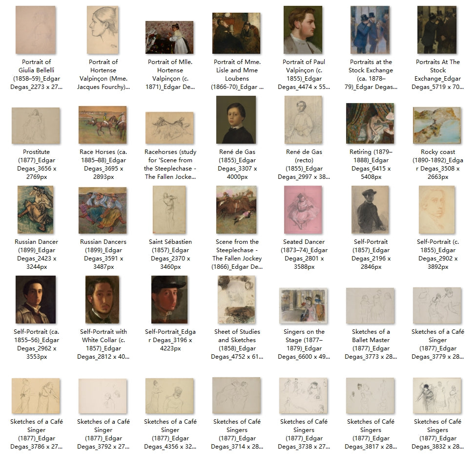 356 Painting Images by Edgar Degas (French, 1834-1917)