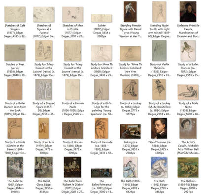 356 Painting Images by Edgar Degas French, 1834-1917 - Tibetan Buddhist thangka, view 8