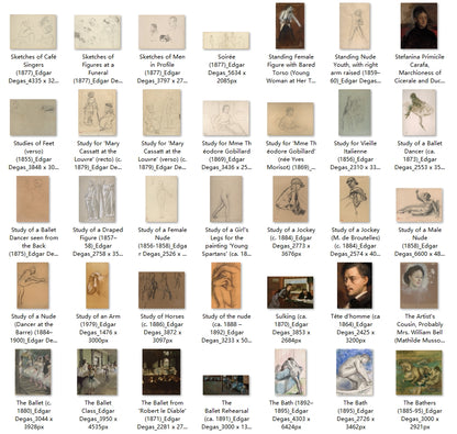 356 Painting Images by Edgar Degas (French, 1834-1917)