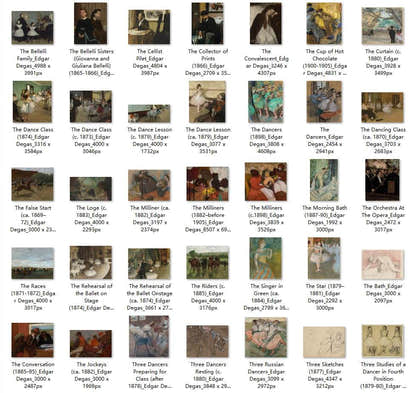 356 Painting Images by Edgar Degas French, 1834-1917 - Tibetan Buddhist thangka, view 9