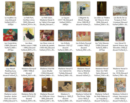 150 Painting Images by Édouard Vuillard (French, 1868-1940)