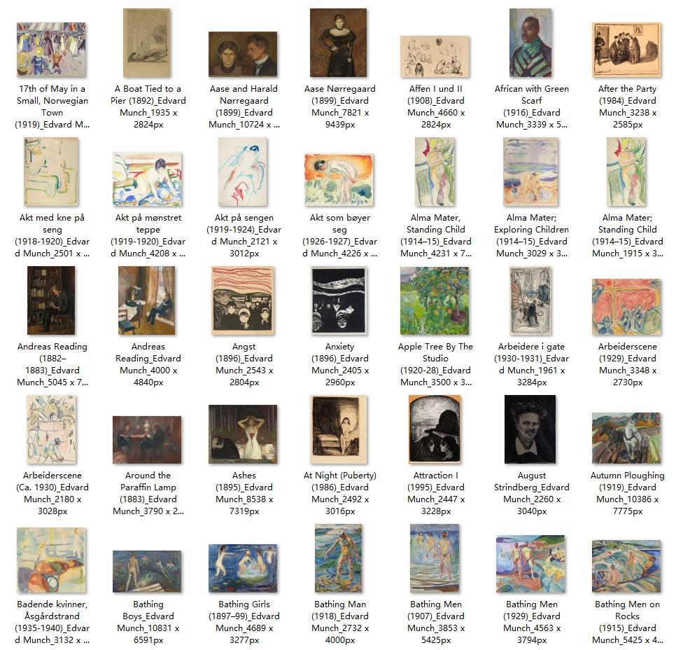 426 Painting Images by Edvard Munch (Norwegian, 1863 - 1944)