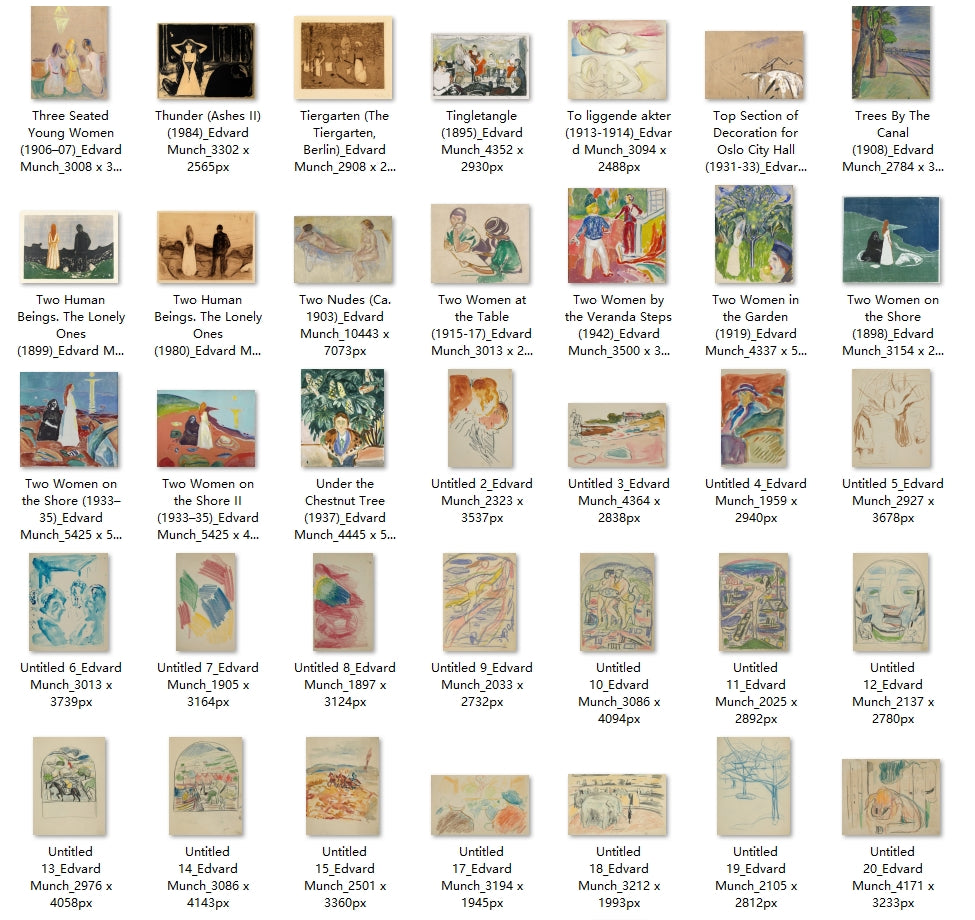 426 Painting Images by Edvard Munch (Norwegian, 1863 - 1944)