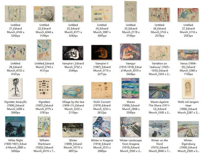 426 Painting Images by Edvard Munch Norwegian, 1863 - 1944 - Tibetan Buddhist thangka, view 12