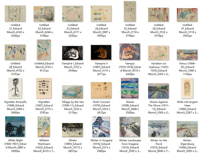 426 Painting Images by Edvard Munch (Norwegian, 1863 - 1944)