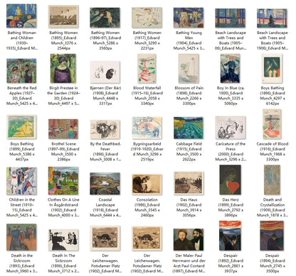 426 Painting Images by Edvard Munch (Norwegian, 1863 - 1944)