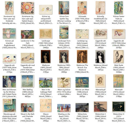 426 Painting Images by Edvard Munch Norwegian, 1863 - 1944 - Tibetan Buddhist thangka, view 5