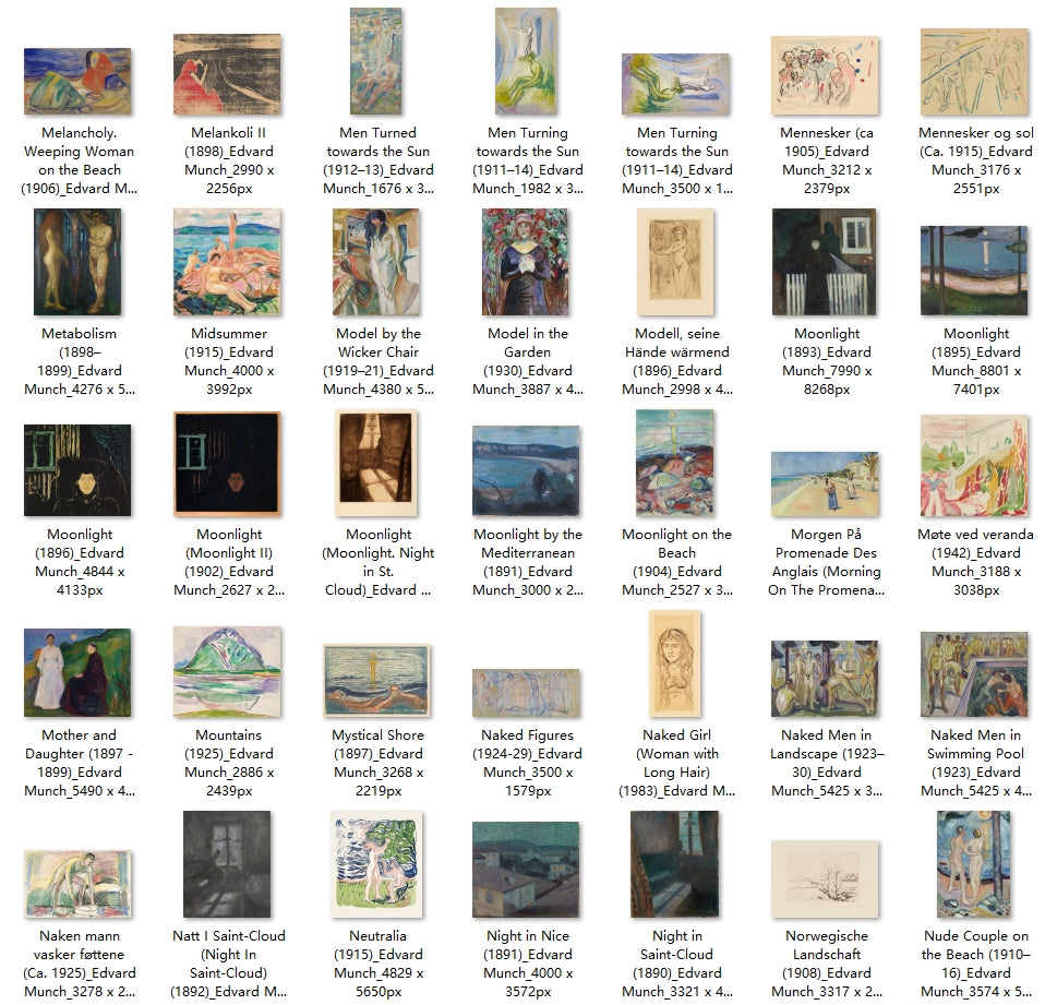 426 Painting Images by Edvard Munch (Norwegian, 1863 - 1944)