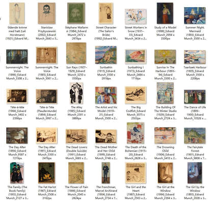 426 Painting Images by Edvard Munch Norwegian, 1863 - 1944 - Tibetan Buddhist thangka, view 9