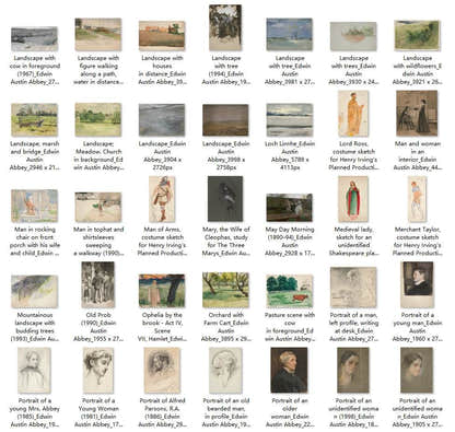 298 Painting Images by Edwin Austin Abbey American, 1852 - 1911 - Tibetan Buddhist thangka, view 4