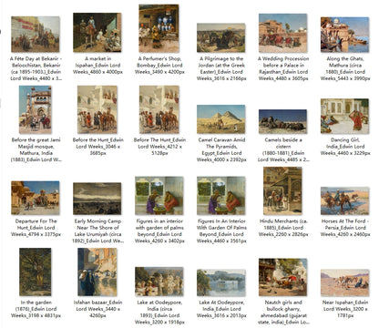 42 Painting Images by Edwin Lord Weeks (American, 1849-1903)