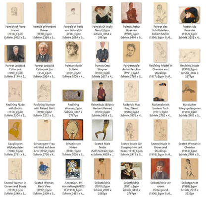199 Painting Images by Egon Schiele Austrian, 1890-1918 - Tibetan Buddhist thangka, view 4