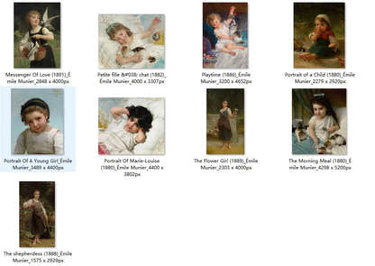 25 Painting Images by Émile Munier French, 1840-1895 - Tibetan Buddhist thangka, detailed view