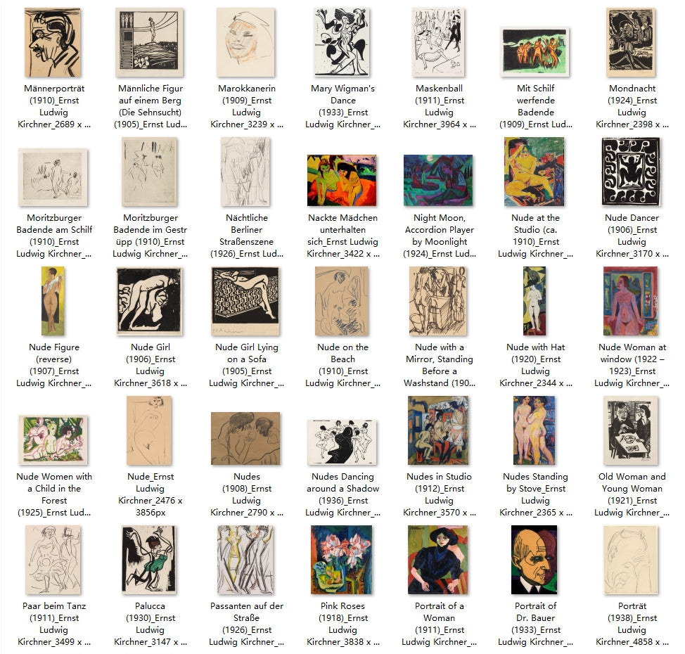 337 Painting Images by Ernst Ludwig Kirchner (German, 1880-1938)