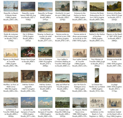 176 Painting Images by Eugène Boudin (French, 1824-1898)