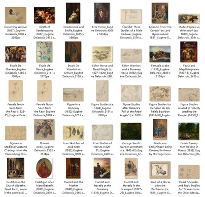 227 Painting Images by Eugène Delacroix (French, 1798-1863)