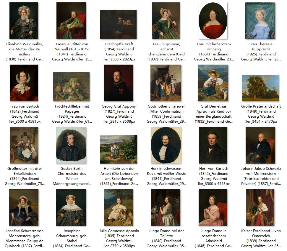 120 Painting Images by Ferdinand Georg Waldmüller (Austrian, 1793-1865)