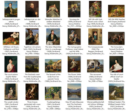 120 Painting Images by Ferdinand Georg Waldmüller (Austrian, 1793-1865)