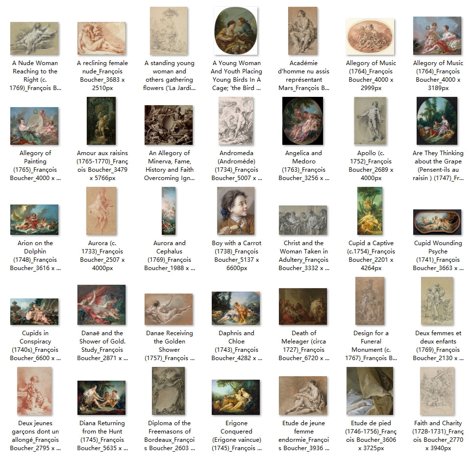 149 Painting Images by François Boucher (French, 1703-1770)