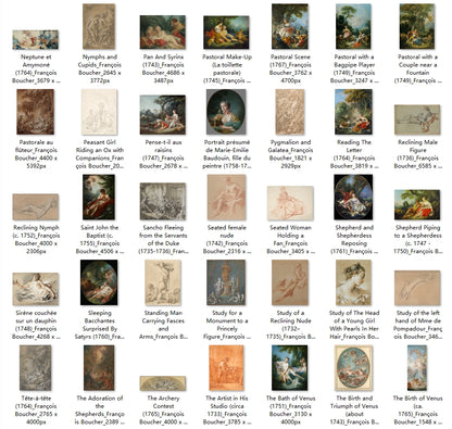 149 Painting Images by François Boucher (French, 1703-1770)