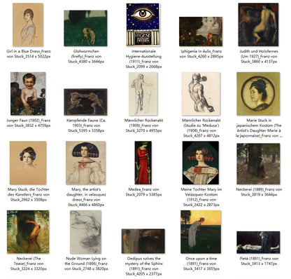 58 Painting Images by Franz von Stuck (German, 1863-1928)