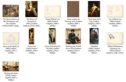 103 Painting Images by Frederic Leighton English, 1830-1896 - Tibetan Buddhist thangka, view 5