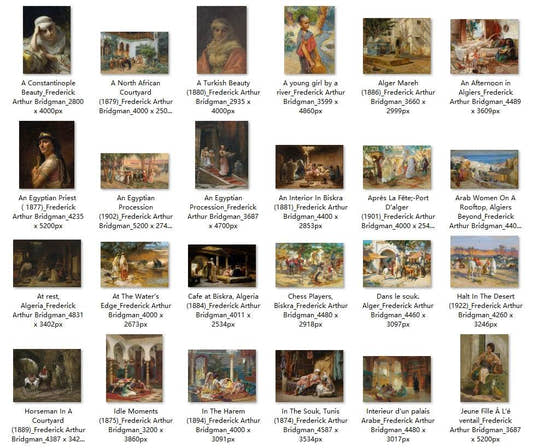 64 Painting Images by Frederick Arthur Bridgman American, 1847-1928 - Tibetan Buddhist thangka, front view